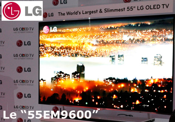 LG OLED 3 D TV baptisé en majesté