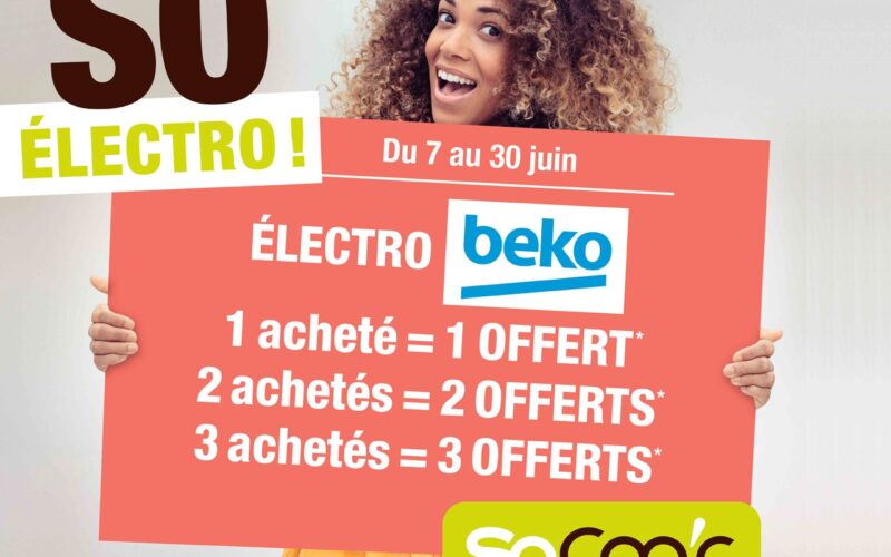 Offre pour les 10 ans de partenariat entre SoCoo’c et Beko