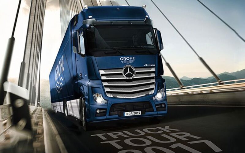 Le retour du camion GROHE en France