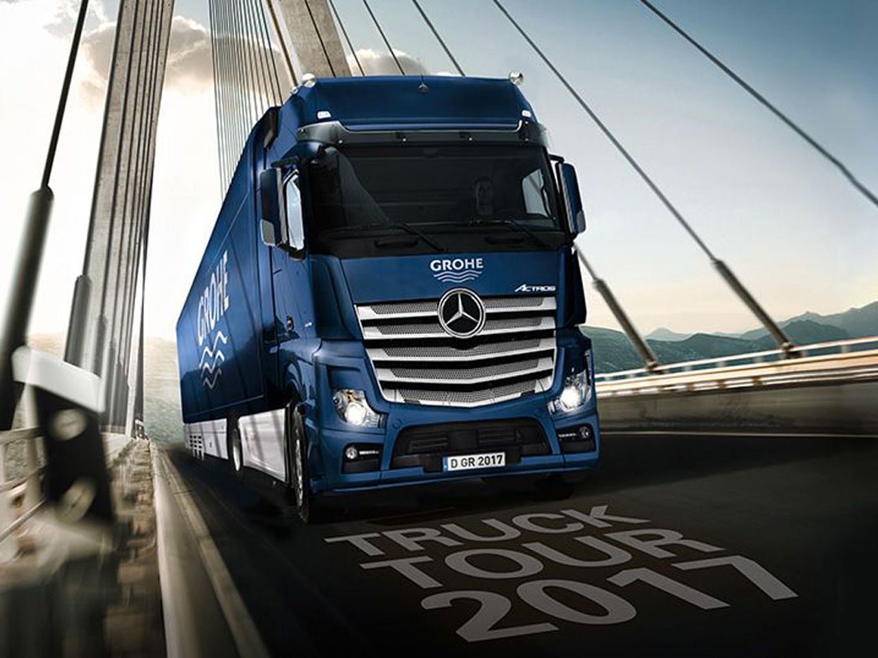 Le retour du camion GROHE en France