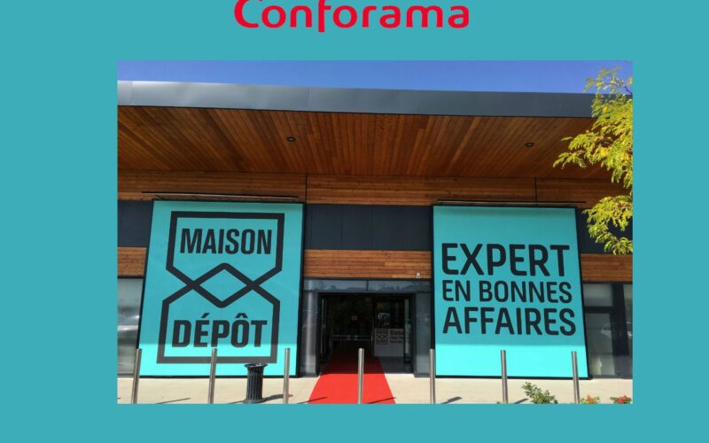 CONFORAMA, lance un nouvel concept : Maison Dépôt