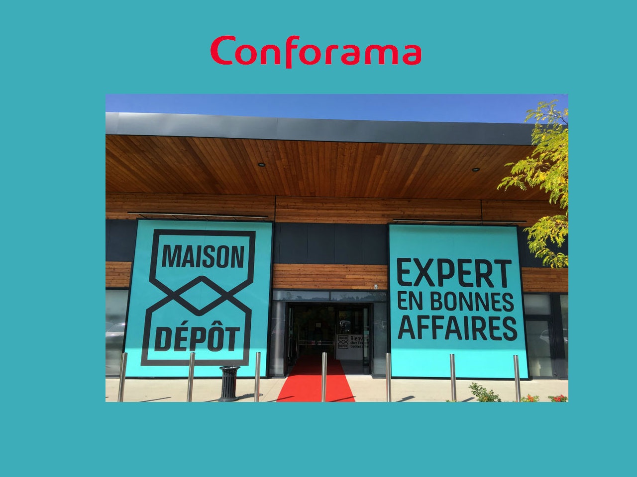 CONFORAMA, lance un nouvel concept : Maison Dépôt