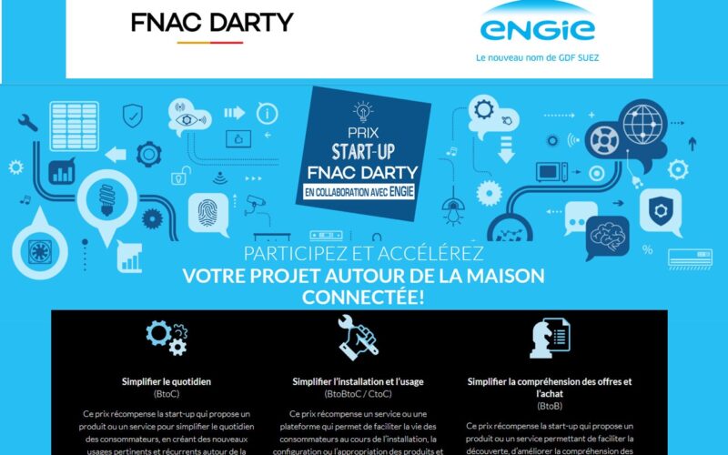 La maison connectée au coeur du Prix Start-up Fnac Darty 2017, en partenariat avec ENGIE