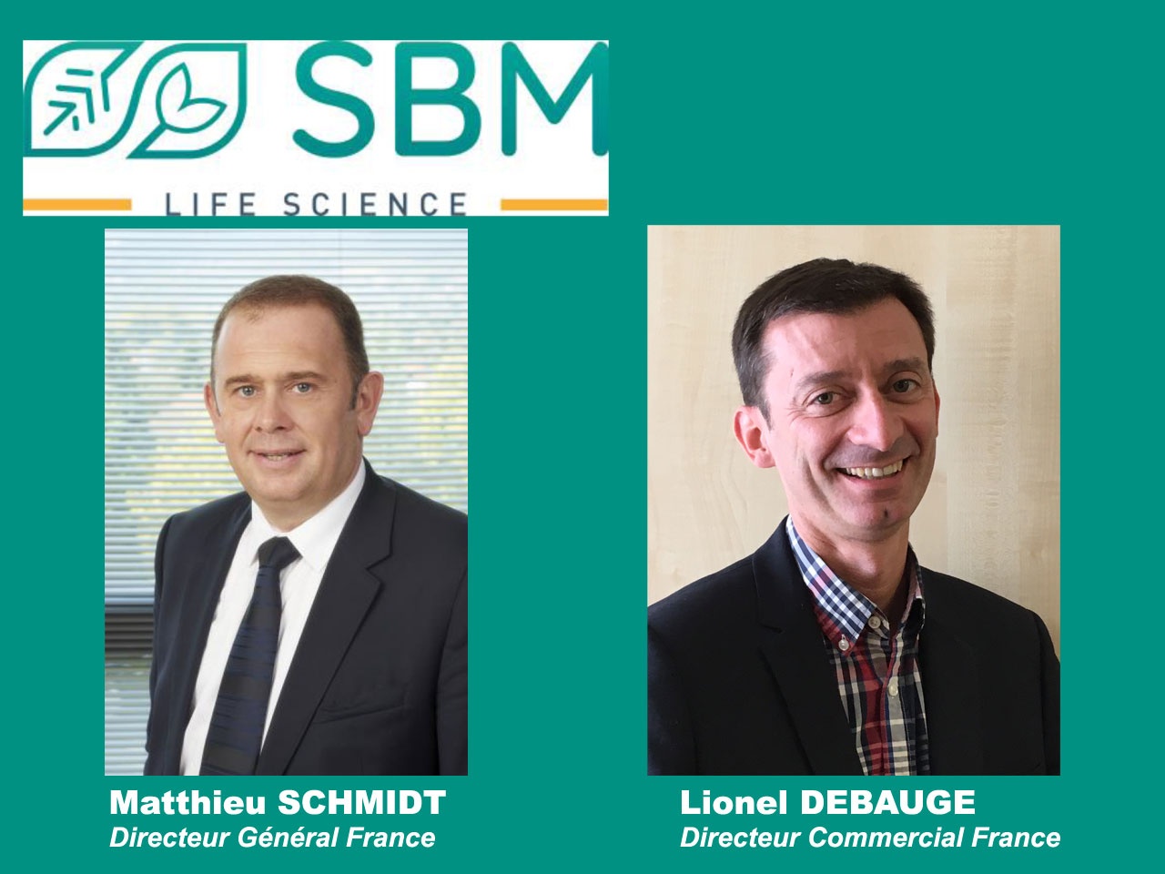 NOMINATIONS STRATéGIQUES POUR SBM LIFE SCIENCE