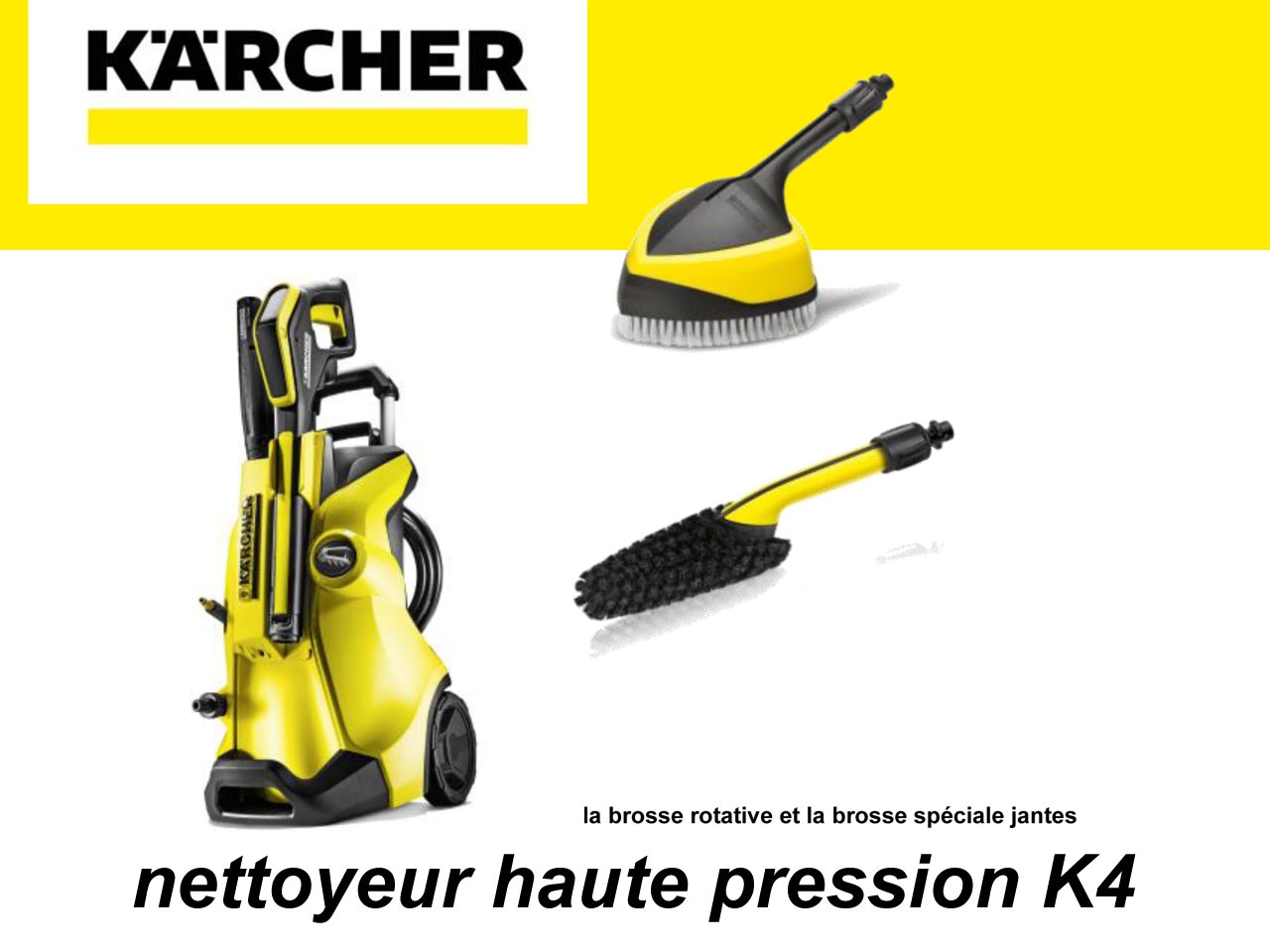 Kärcher lance une offre spéciale sur tous les modèles de son nettoyeur haute pression K4