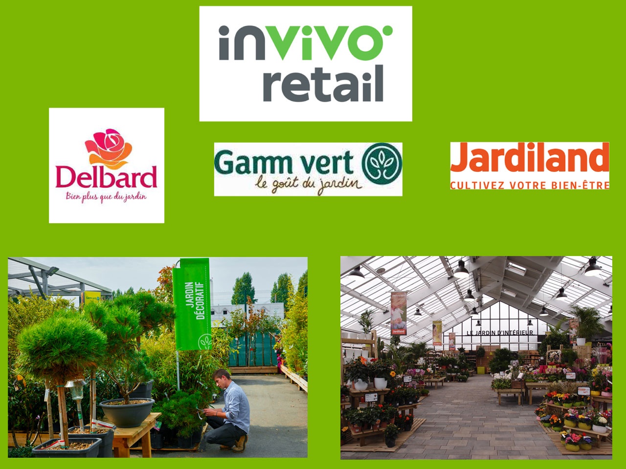InVivo Retail (Gamm vert / Delbard) et Jardiland : Une union stratégique sur le marché du jardin et de l’animalerie