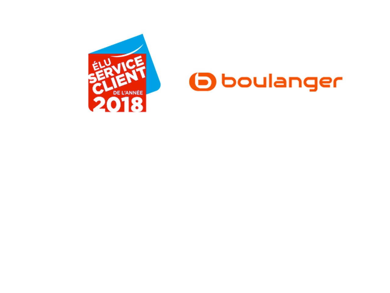 Boulanger Elu Service Client de l’année 2018