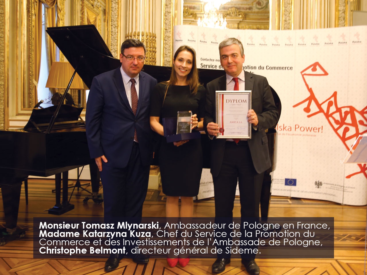 AMICA S.A. récompensée du prix 2016, du meilleur exportateur en France