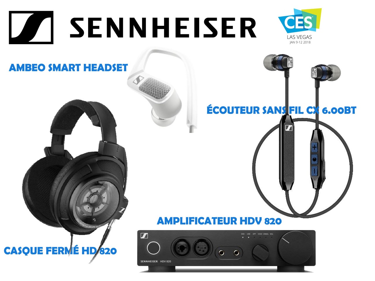 SENNHEISER CES 2018 : Des solutions audio 3D immersives