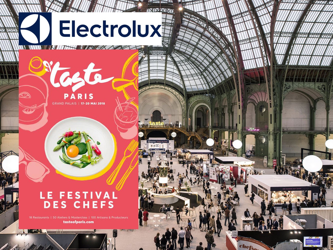 Electrolux partenaire majeur du festival culinaire Taste of Paris