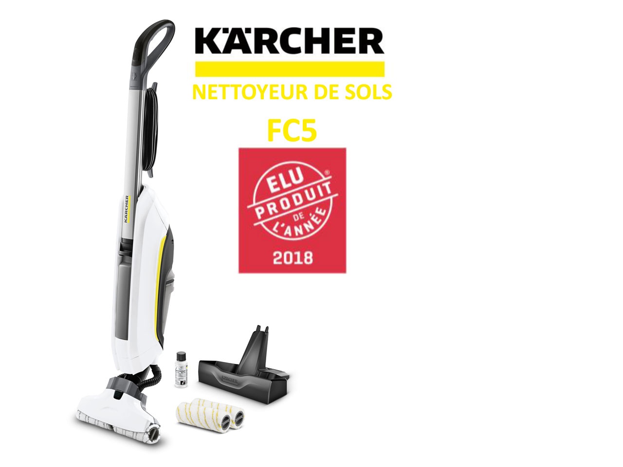 Le nettoyeur de sols FC5 de Kärcher « élu produit de l’année 2018 » !