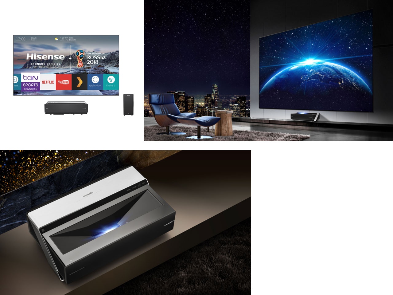 HISENSE, lance le laser TV » en France