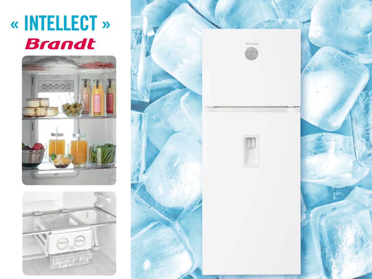 Brandt lance le réfrigérateur « Intellect »