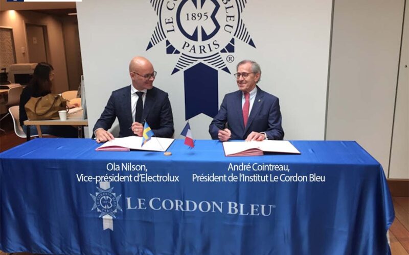 Electrolux signe un partenariat à  portée internationale avec l’institut Le Cordon Bleu