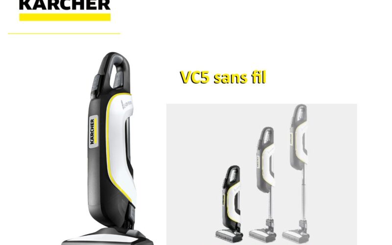 L’aspirateur VC5 de Kärcher disponible en version sans fil