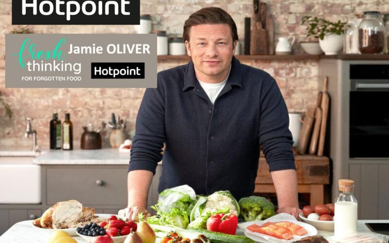 Hotpoint lance pour lutter contre le gaspillage « Fresh Thinking for Forgotten Food » avec le célèbre chef Jamie Oliver