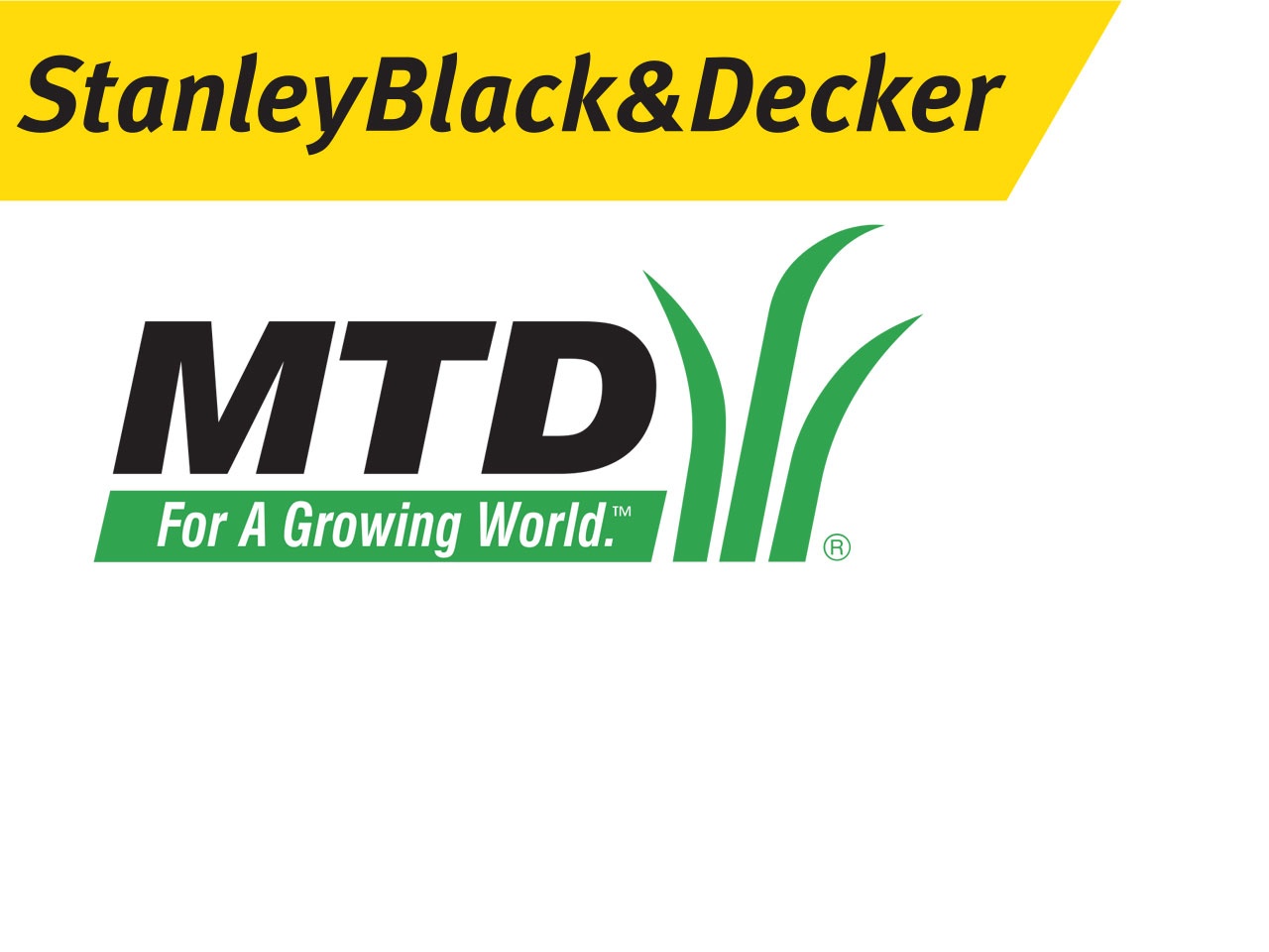 Stanley Black & Decker a conclu un accord ferme pour acquérir 20% du capital de MTD Products Inc.