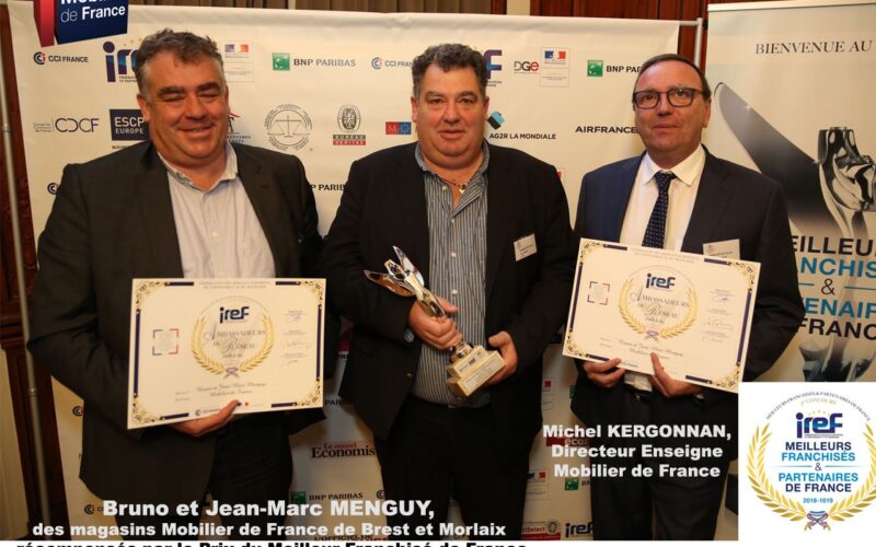 Mobilier de France : mis à  l’honneur lors de la 31ème cérémonie de remise des Prix de l’IREF