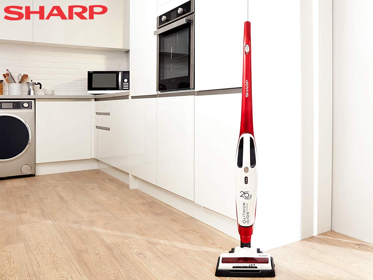 Sharp présente son nouvel aspirateur sans fil 2 en 1