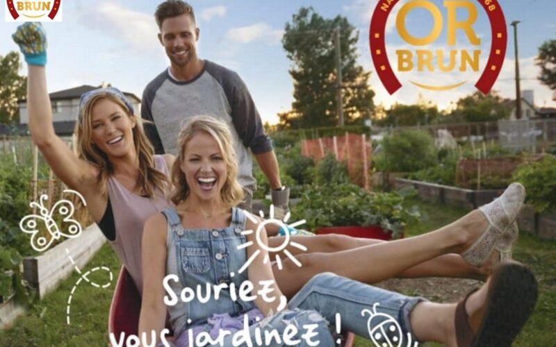 Quand jardinage rime avec plaisir : la nouvelle identité du groupe Or Brun