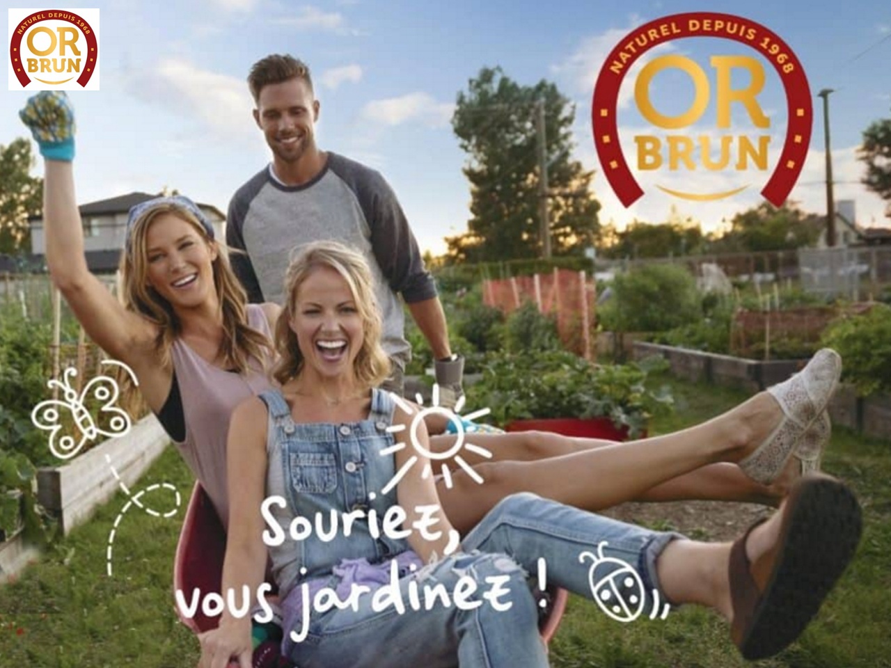 Quand jardinage rime avec plaisir : la nouvelle identité du groupe Or Brun