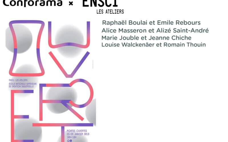 CONFORAMA dévoile  » à quoi ressemblera la pièce à  vivre de demain » en partenariat avec ENSCI-Les Ateliers