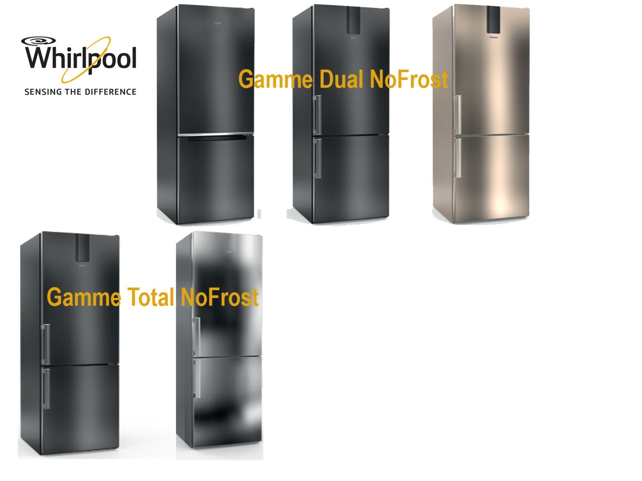 WHIRLPOOL : une nouvelle gamme de réfrigérateurs combinés W Collection