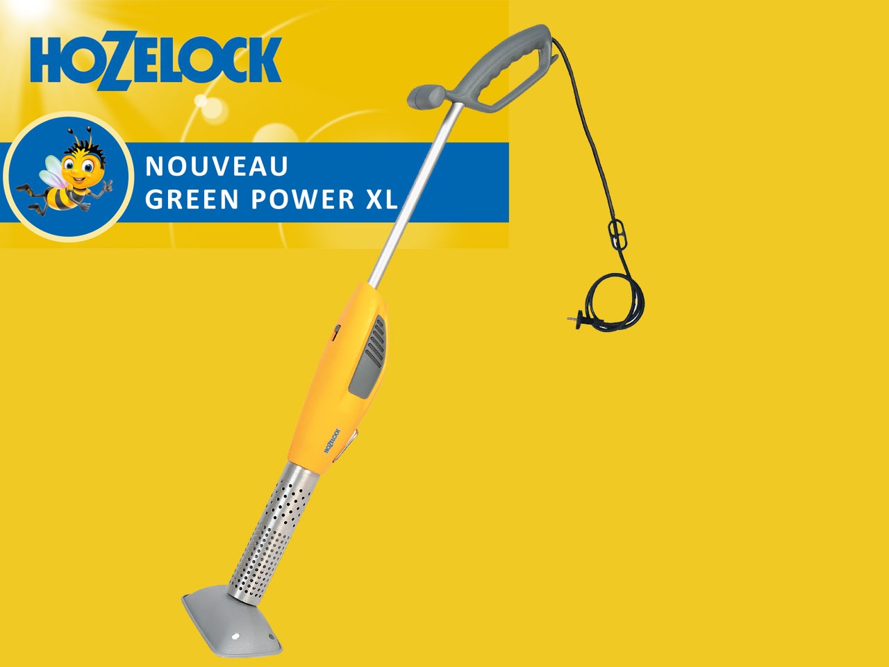 Hozelock : un nouveau cache XL pour le désherbeur électrique Green Power XL