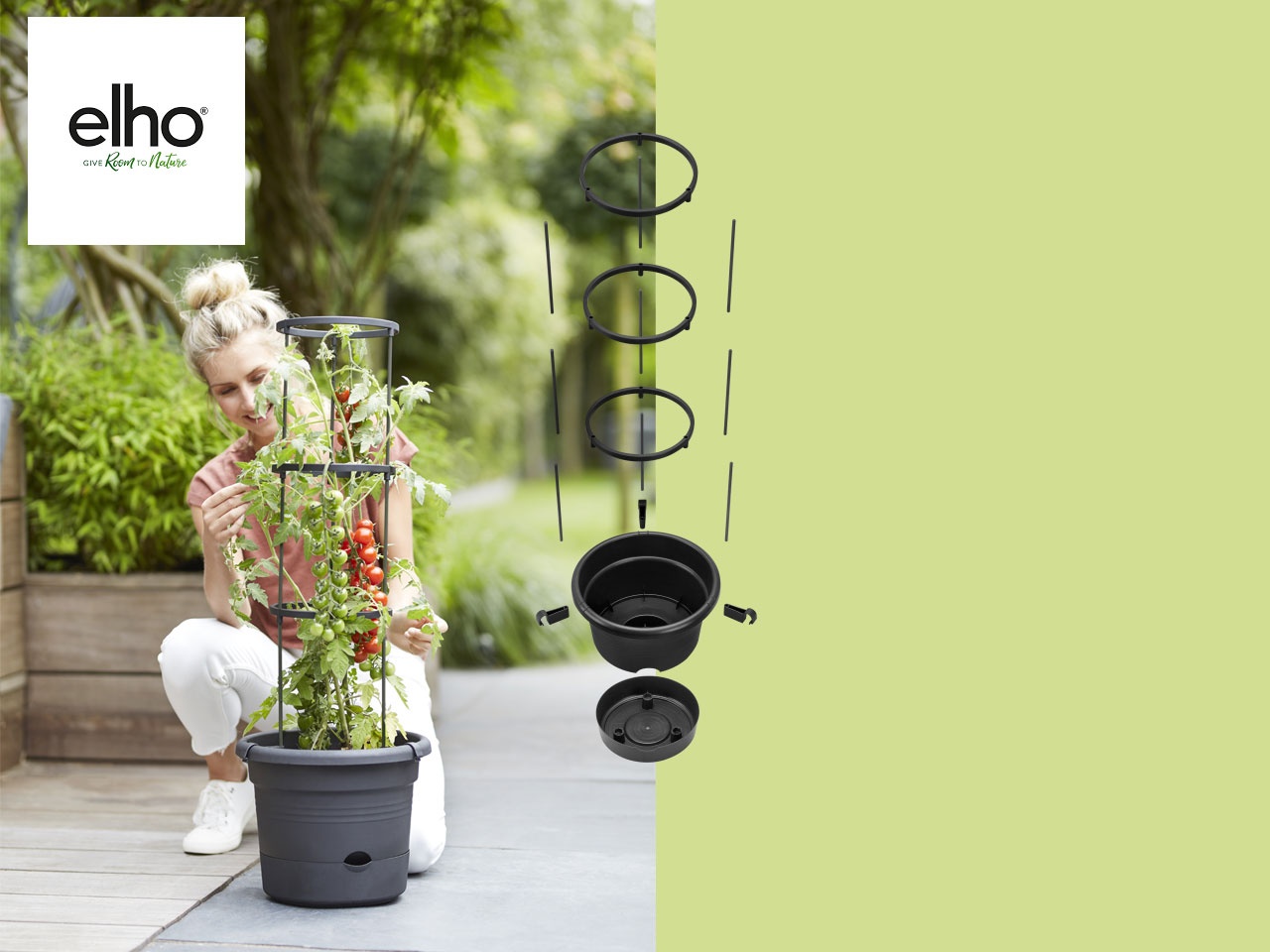 Le Tomato Pot par Elho, donne libre court aux tomates, concombres et poivrons !