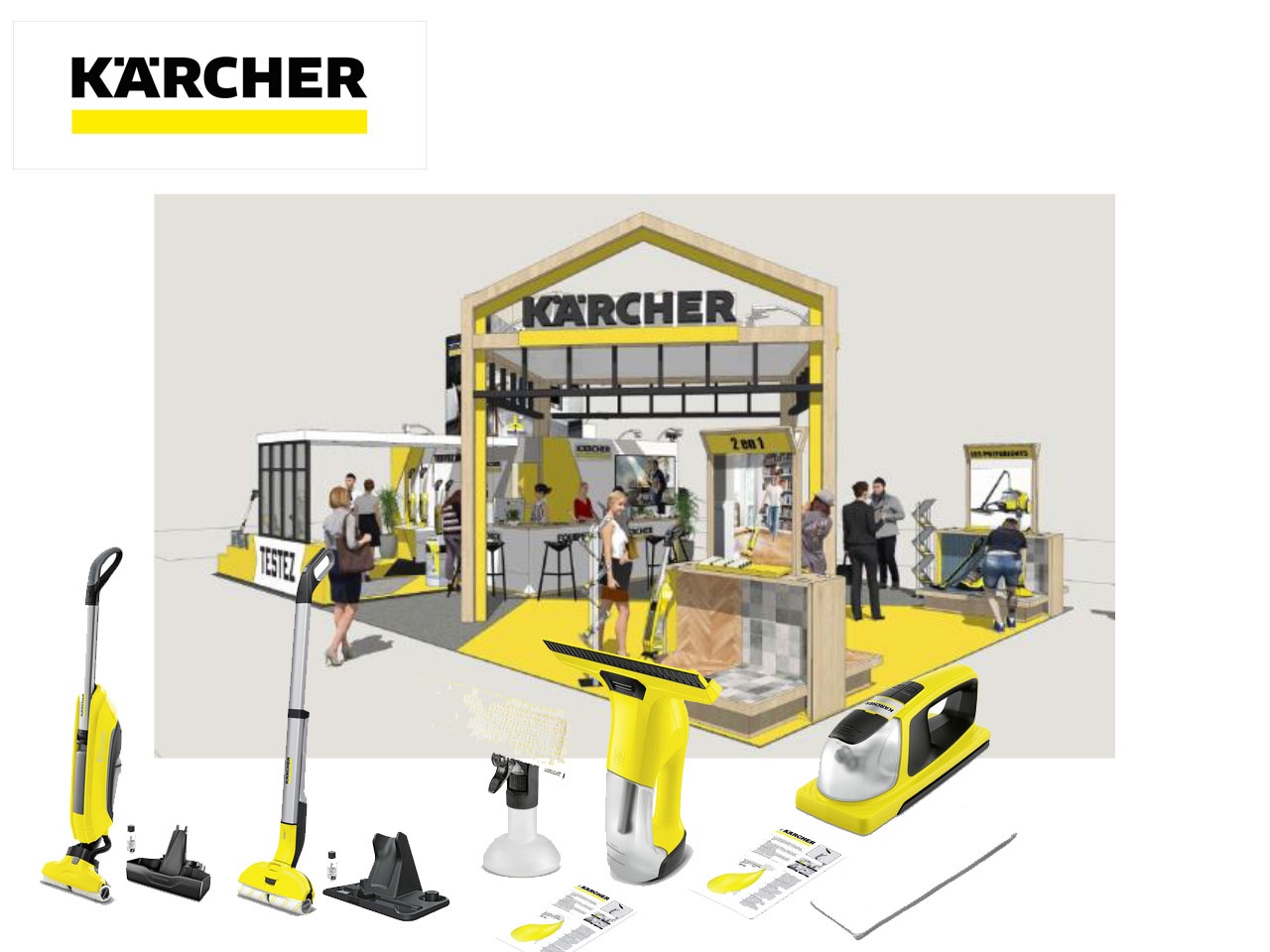 KäRCHER participe pour la première fois à  Foire de Paris avec ses nouveautés Indoor !