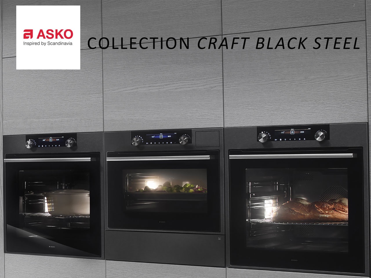 CRAFT d’ASKO se pare d’inox noir brossé