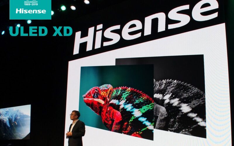 HISENSE lance en première mondiale : son téléviseur double dalle : ULED XD !