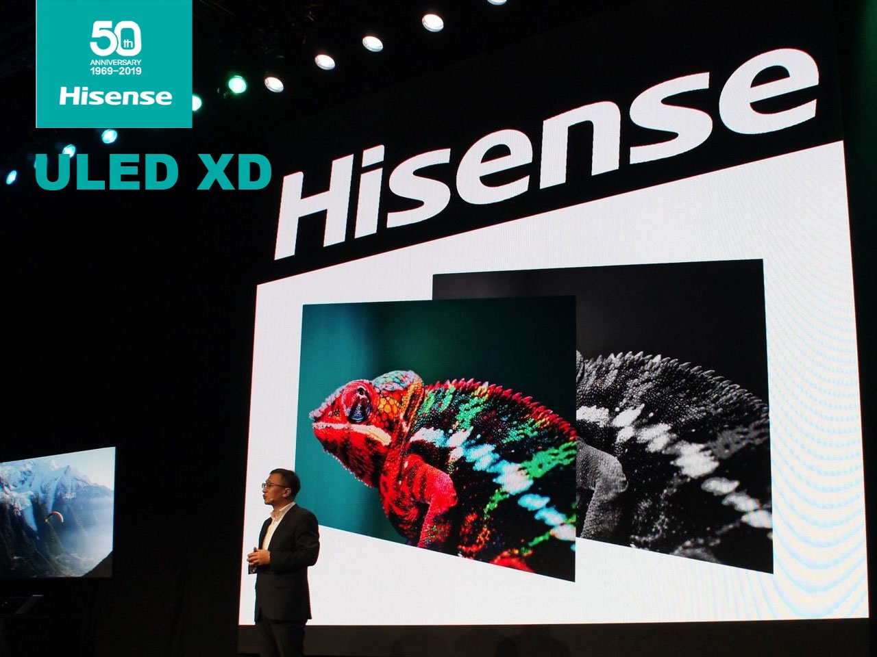 HISENSE lance en première mondiale : son téléviseur double dalle : ULED XD !