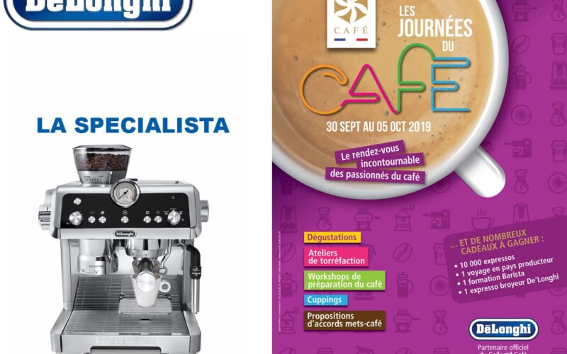 De’Longhi, Partenaire Officiel du Collectif Café et des Journées du Café !