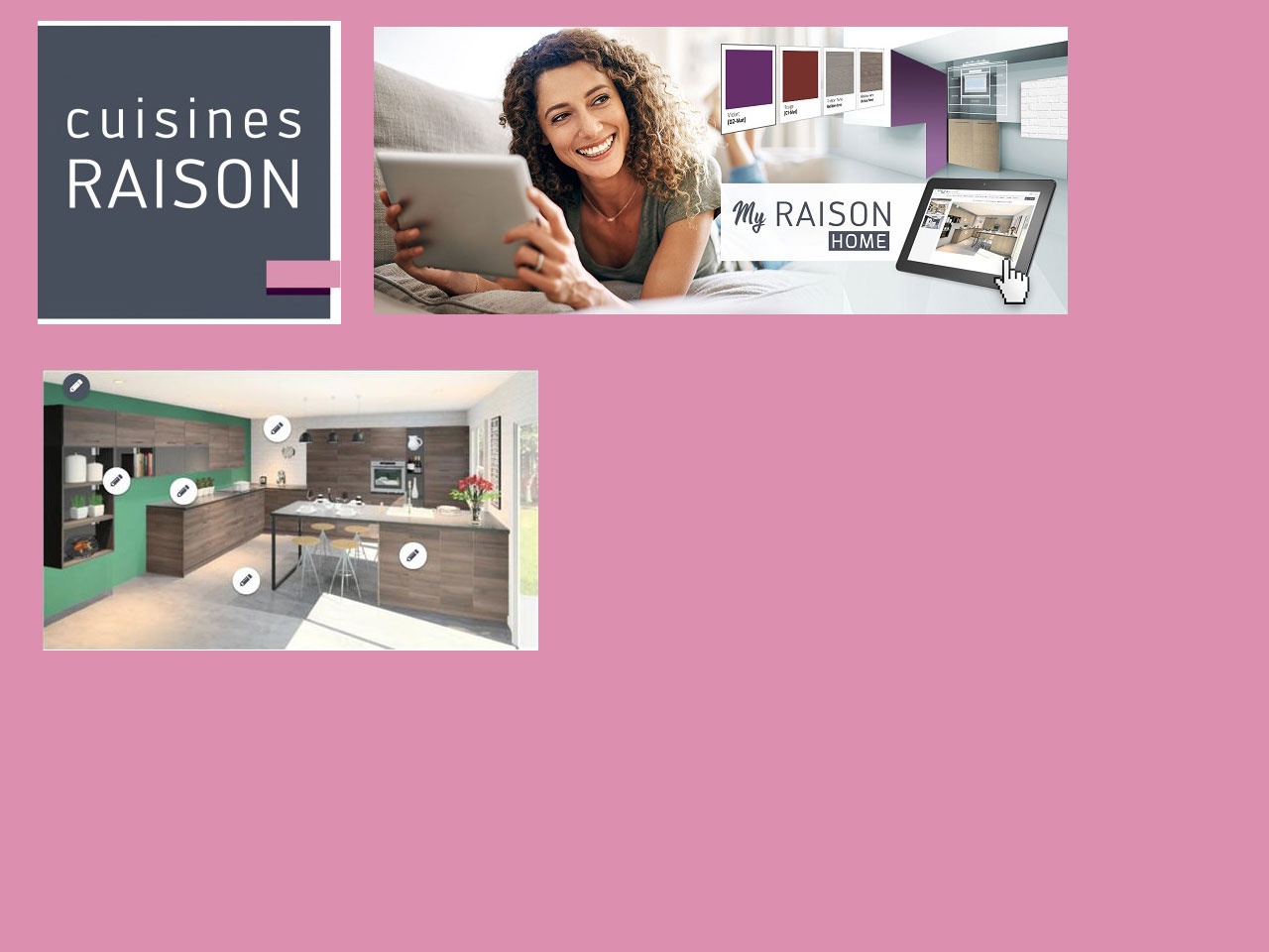 Cuisines RAISON lance son configurateur de cuisines en ligne : My RAISON Home,