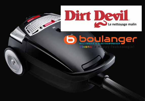 Dirt Devil arrive chez Boulanger