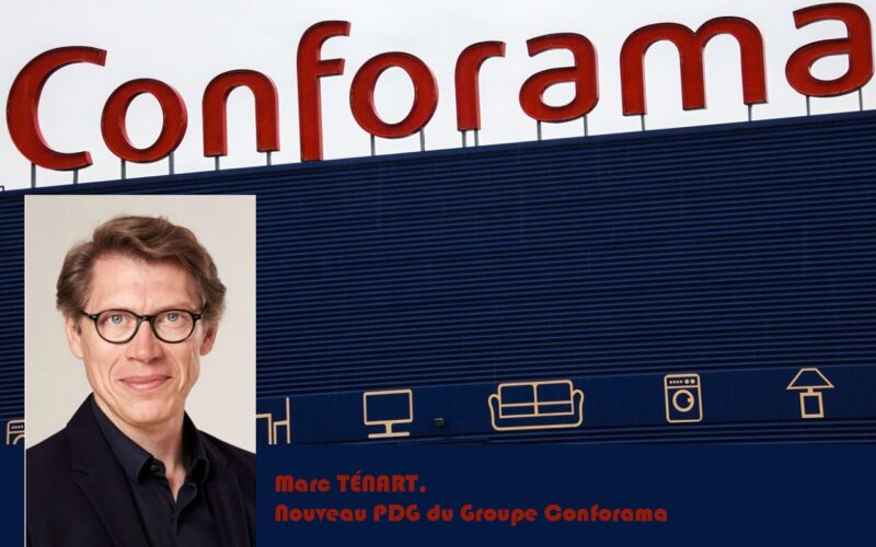 Nouveau changement à  la tête du groupe Conforama avec Marc Ténart, ex-patron de Castorama nommé PDG