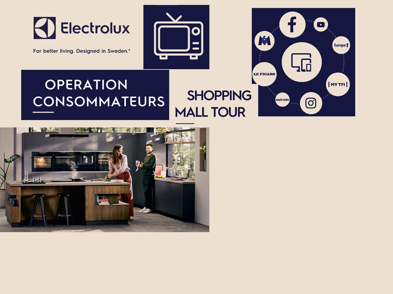 Electrolux, en vaste campagne média sur sa nouvelle gamme encastrable Intuitive