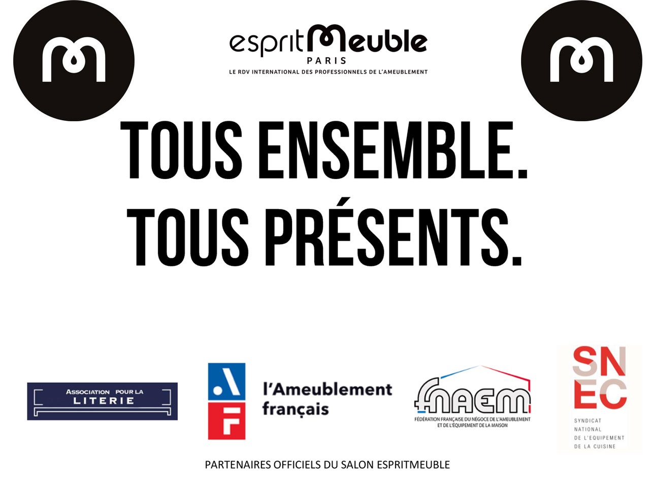 NOUS SERONS TOUS PRéSENTS à ESPRITMEUBLE 2019 !