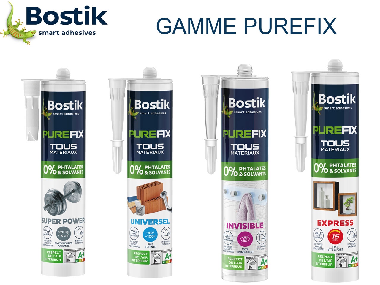 BOSTIK : gamme PUREFIX