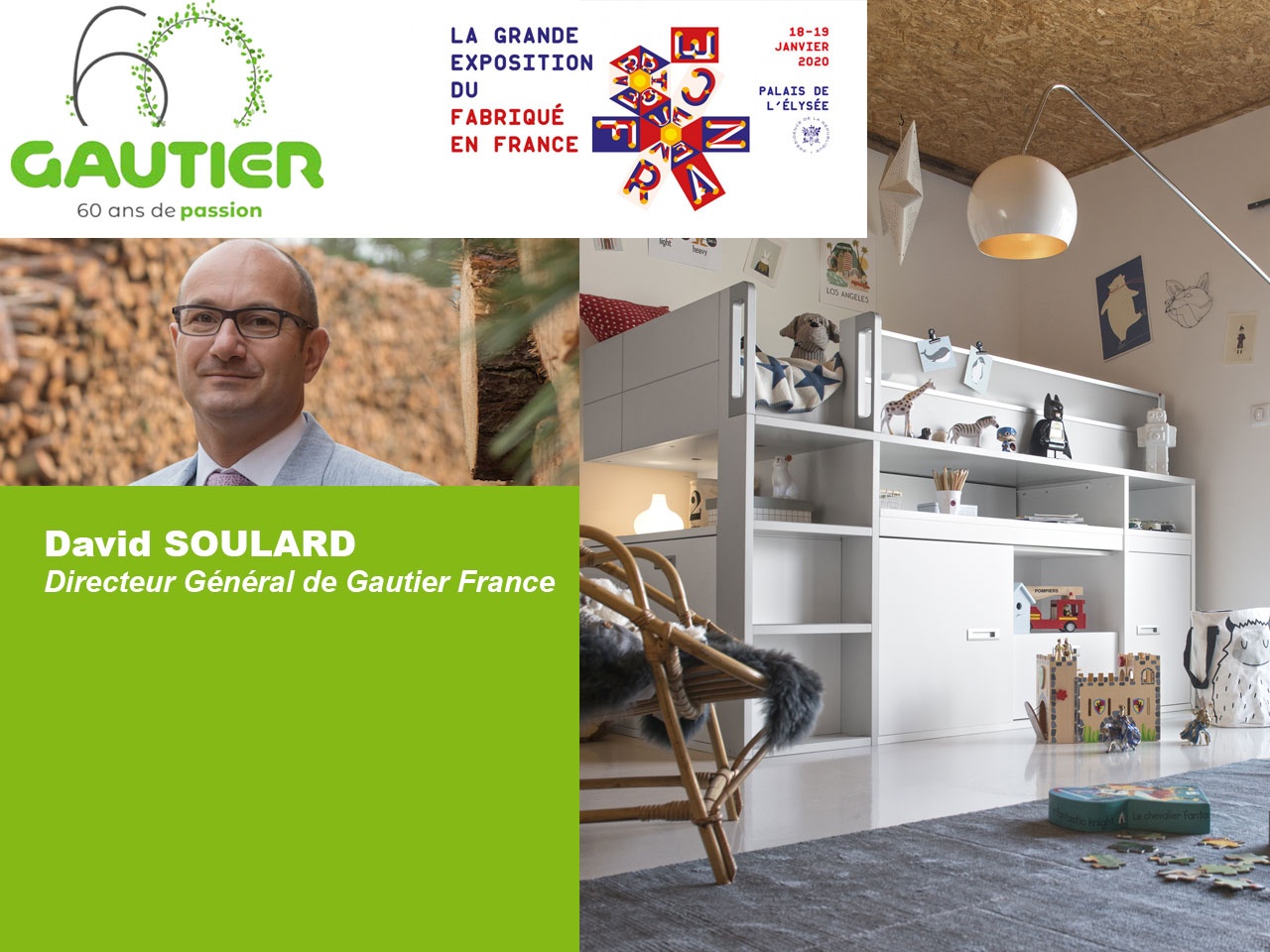 GAUTIER expose son savoir-faire français à  La Grande Exposition du Fabriqué en France à  l’Elysée!