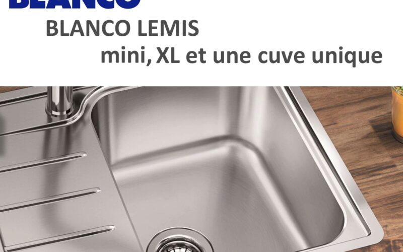 BLANCO : trois nouveaux éviers pour la gamme Blanco LEMIS