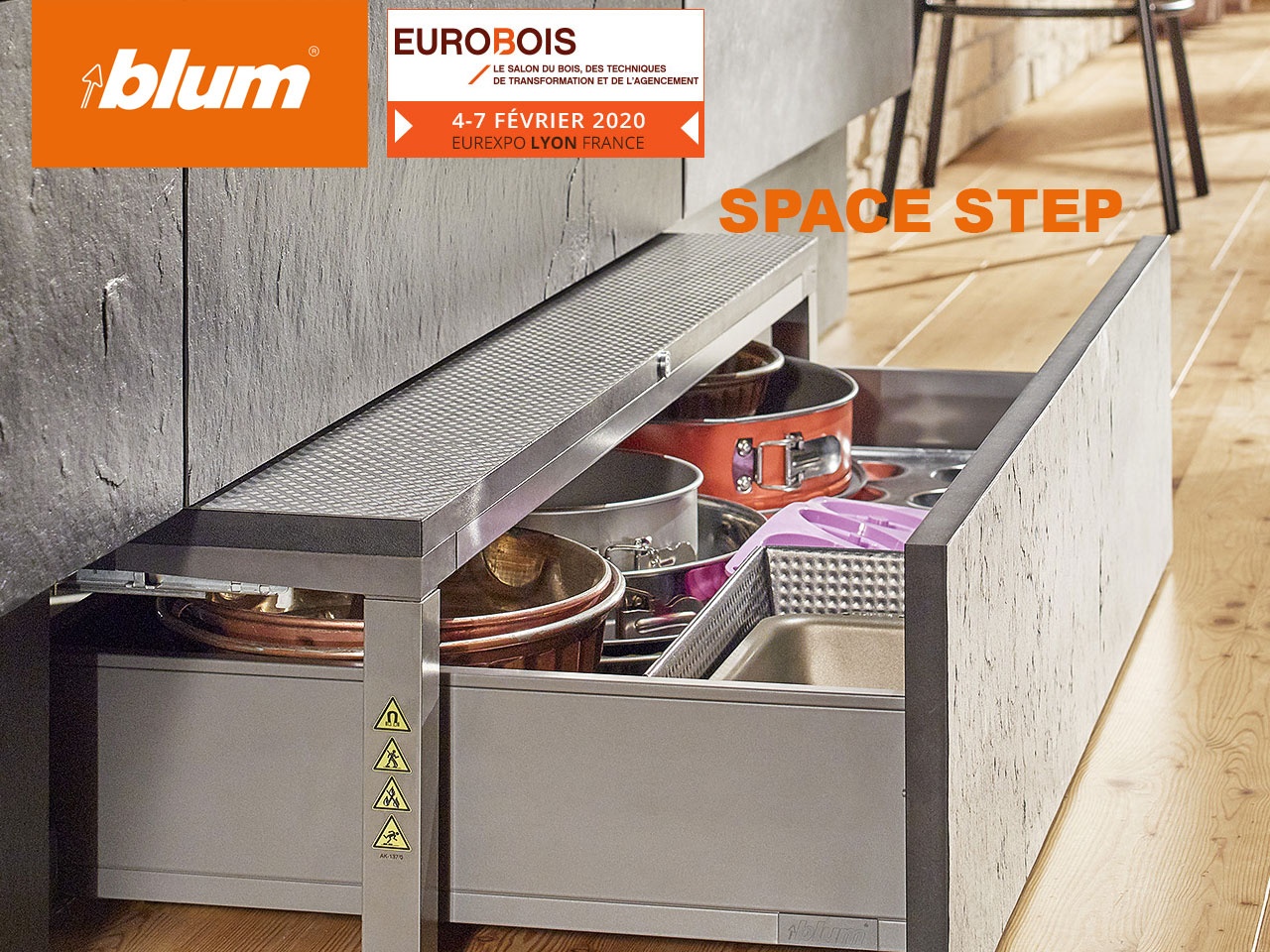 BLUM France, fidèle au grand rendez-vous de ses artisans et agenceurs : EUROBOIS