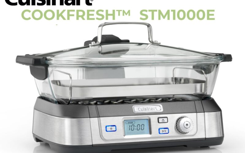 CUISINART ou l’éloge de la vapeur avec le cuiseur vapeur digital CookFresh