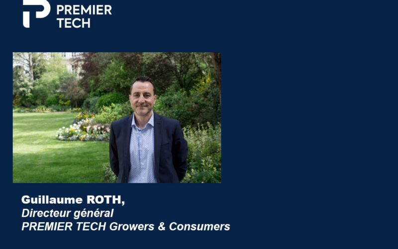 PREMIER TECH annonce la nomination de Guillaume Roth au poste de Directeur Général