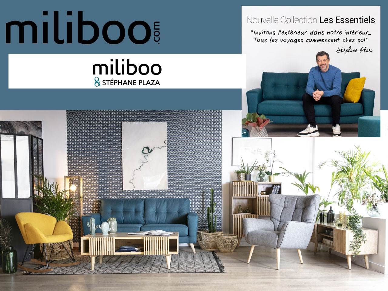 Miliboo & Stéphane Plaza, l’association d’un duo créatif inattendu !