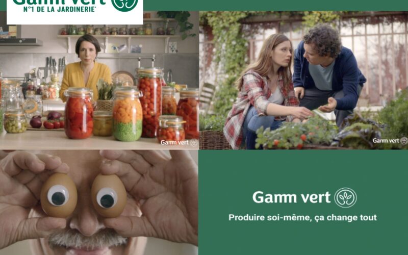 Gamm vert revient en TV avec 3 spots inédits de « Produire soi-même, ça change tout ! »