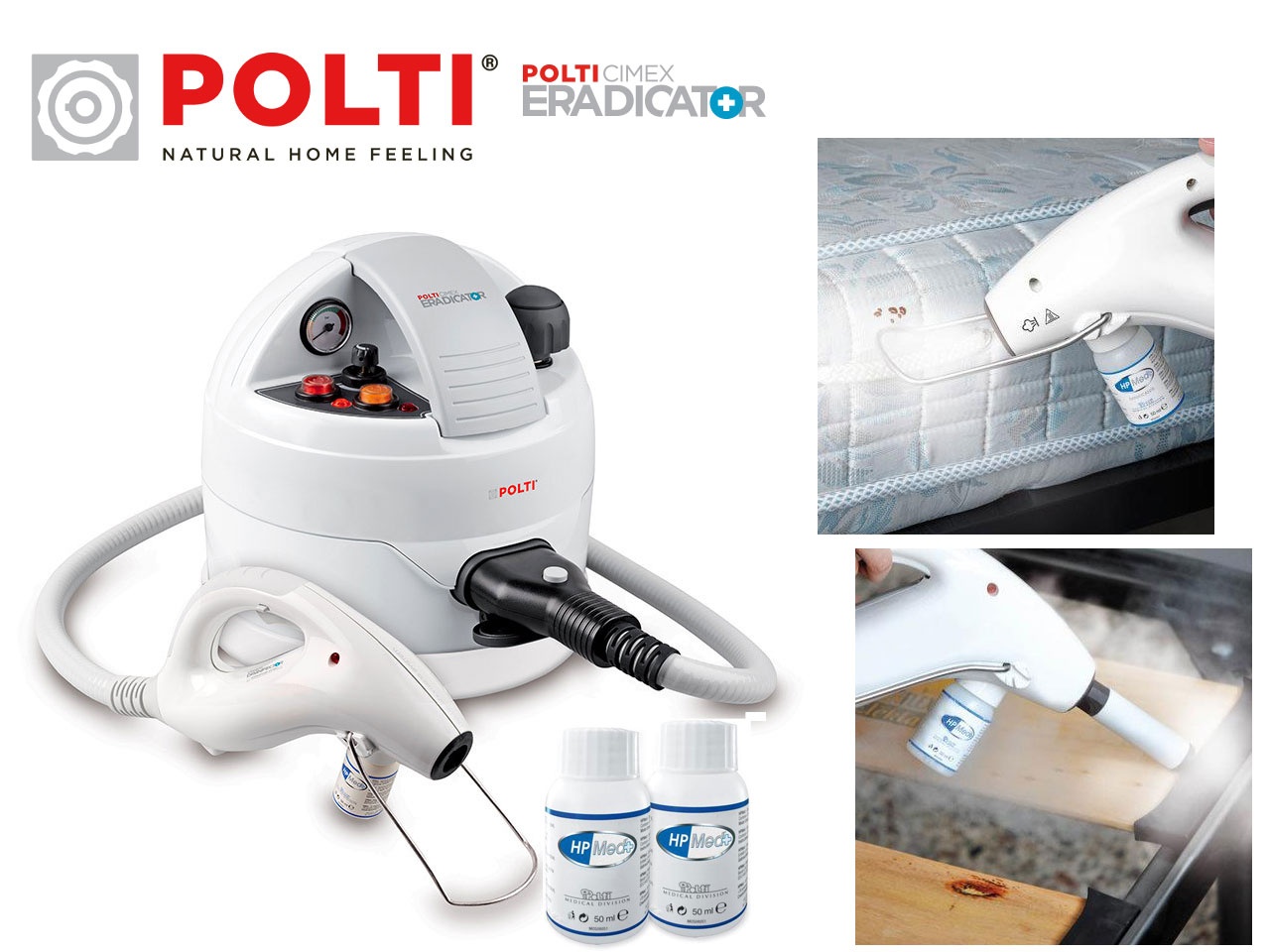 POLTI propose le Polti Cimex Eradicator, la solution vapeur pour éliminer les punaises de lit