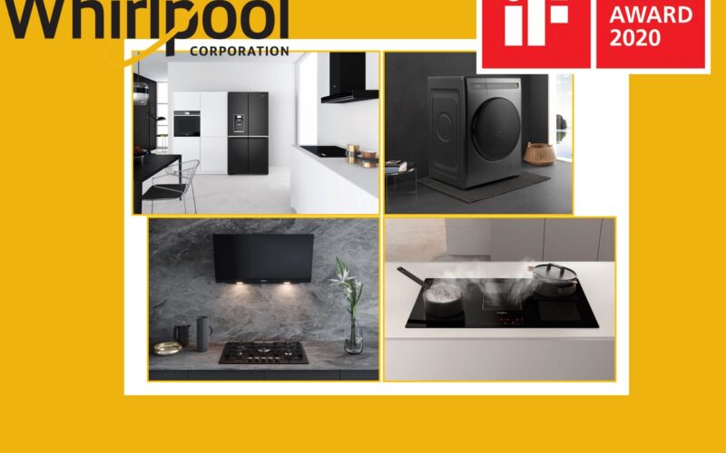 Whirlpool voit 4 de ses produits récompensés du Design Award 2020 !