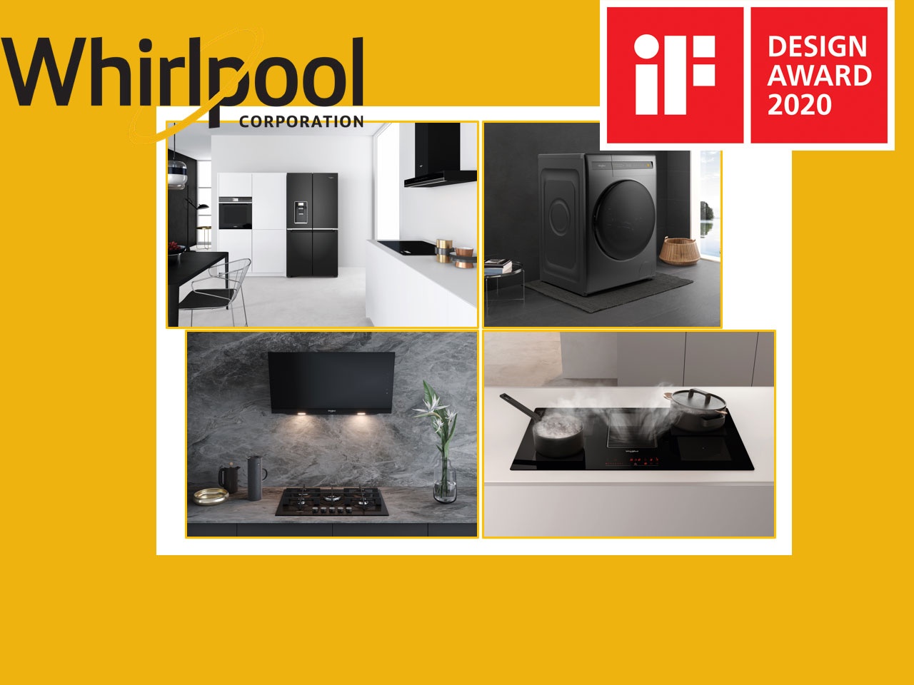 Whirlpool voit 4 de ses produits récompensés du Design Award 2020 !